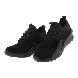 Filippo Scarpe sportive scivolose con calzino DP1531 / 20 BK nero 3