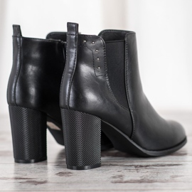 SHELOVET Stivali Con Tacco Decorativo nero 1