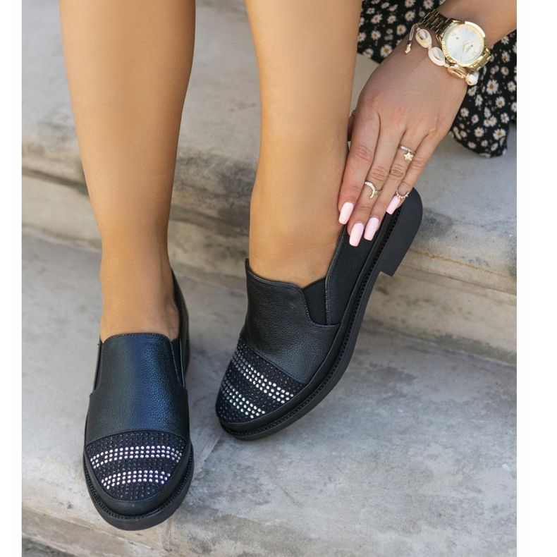 Scarpe donna blu C18-6296 1