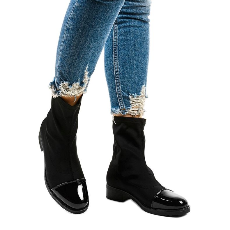 NC780 stivali slip-on piatti neri nero 1