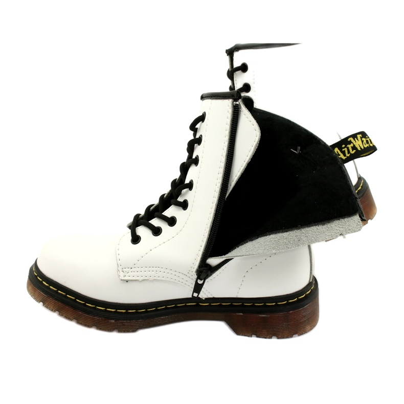 Stivali Bianchi Mckey GL429 BIANCO bianca nero 3