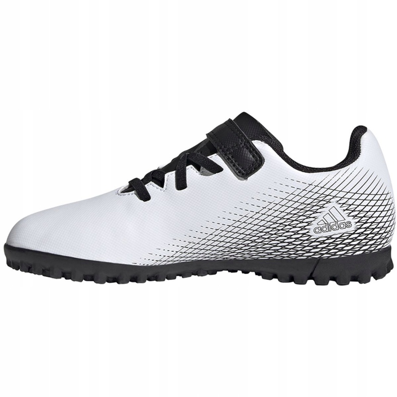 Scarpe da calcio Adidas X GHOSTED.4 H&amp;L Tf Jr FW9573 multicolore bianca 2