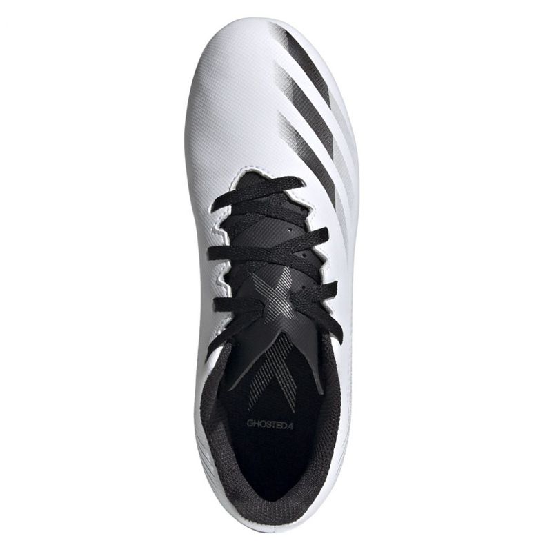 Scarpe da calcio Adidas X GHOSTED.4 FxG Jr FW6798 multicolore bianca 1