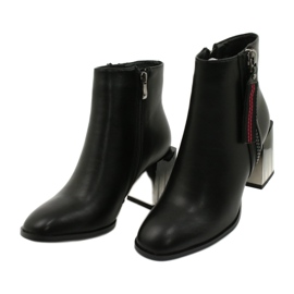 Stivaletti eleganti con tacco neri da donna Filippo DBT1548/20 BK nero 2