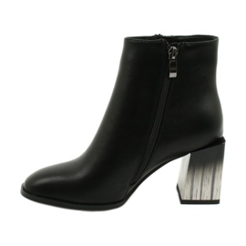 Stivaletti eleganti con tacco neri da donna Filippo DBT1548/20 BK nero 1