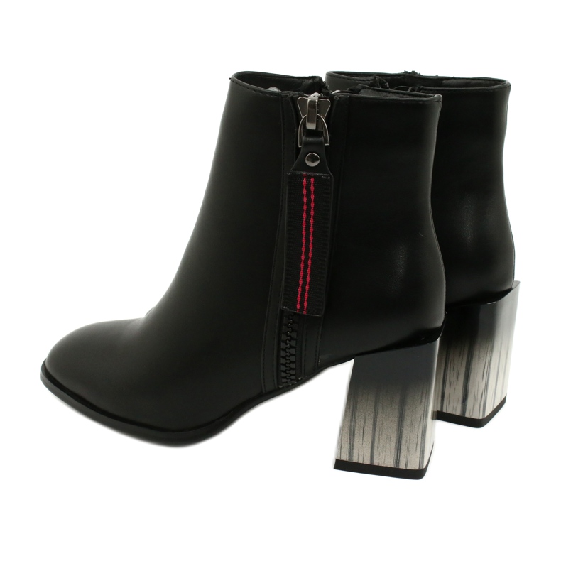 Stivaletti eleganti con tacco neri da donna Filippo DBT1548/20 BK nero 3