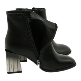 Stivaletti eleganti con tacco neri da donna Filippo DBT1548/20 BK nero 4