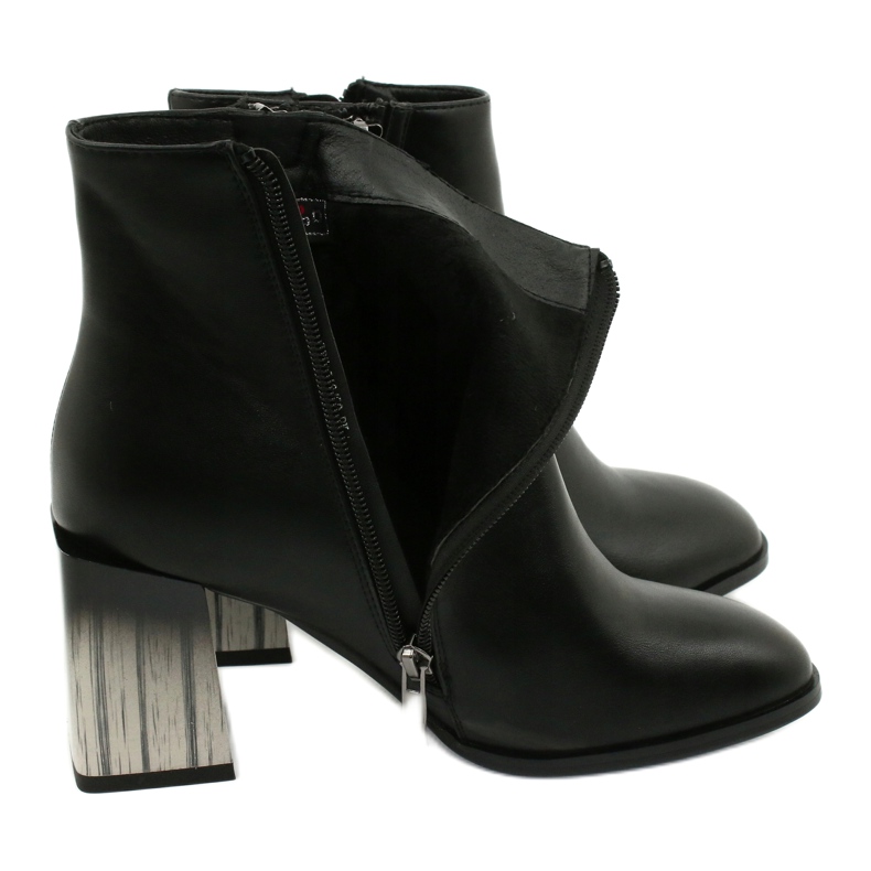 Stivaletti eleganti con tacco neri da donna Filippo DBT1548/20 BK nero 4