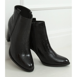 Black Snakeskin tacchi alti UK10 Black nero 1