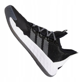 Scarpe da basket Adidas Pro Boost Low M FW9497 bianco, bianco, nero nero 1