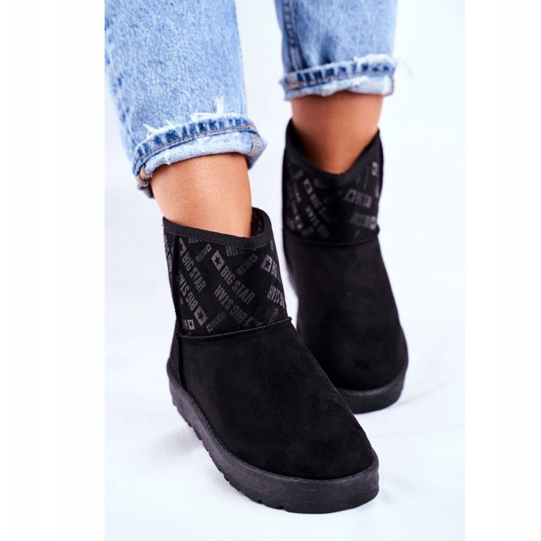 Stivali da neve caldi neri da donna Big Star GG274556 nero 1