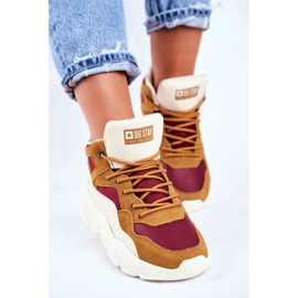 Scarpe Sportive Donna Big Star Beige GG274646 2