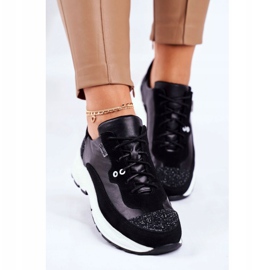 Scarpe Sportive da Donna Sneakers Maciejka Pelle 04845-01 nero 1