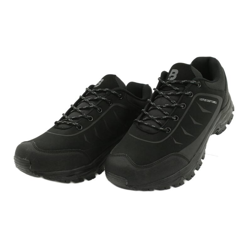McBraun Softshell sportivo da trekking nero 9TR37-1401 2