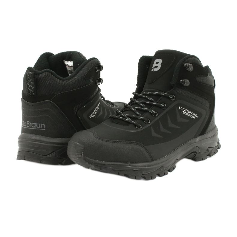 McBraun Softshell sportivo alto trekking nero 9TR37-1403 4