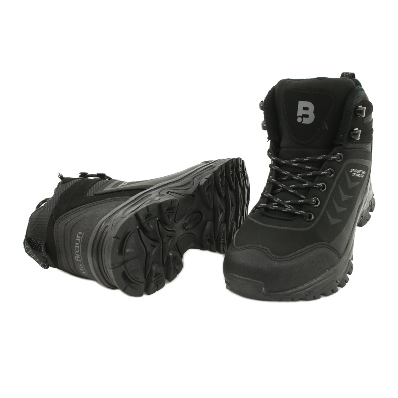 McBraun Softshell sportivo alto trekking nero 9TR37-1403 2