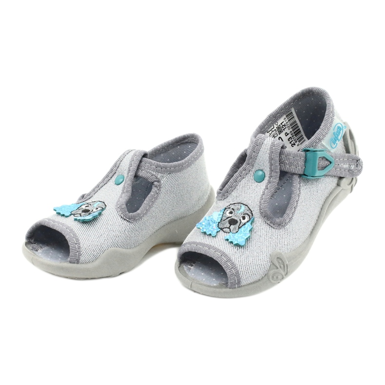 Scarpe per bambini Befado 213P121 blu argento 3