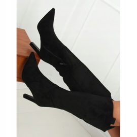 Stivali neri con tacco alto RB72P Black nero 1