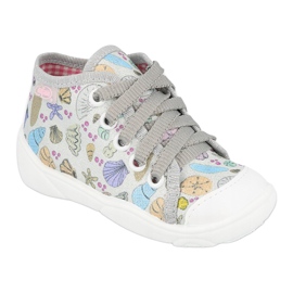 Scarpe per bambini Befado 218P061 d'argento grigio multicolore 1