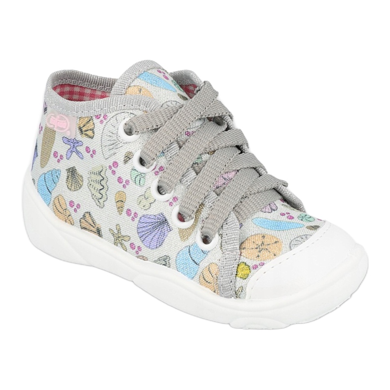 Scarpe per bambini Befado 218P061 d'argento grigio multicolore 1