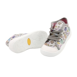 Scarpe per bambini Befado 218P061 d'argento grigio multicolore 4