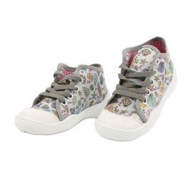 Scarpe per bambini Befado 218P061 d'argento grigio multicolore 3
