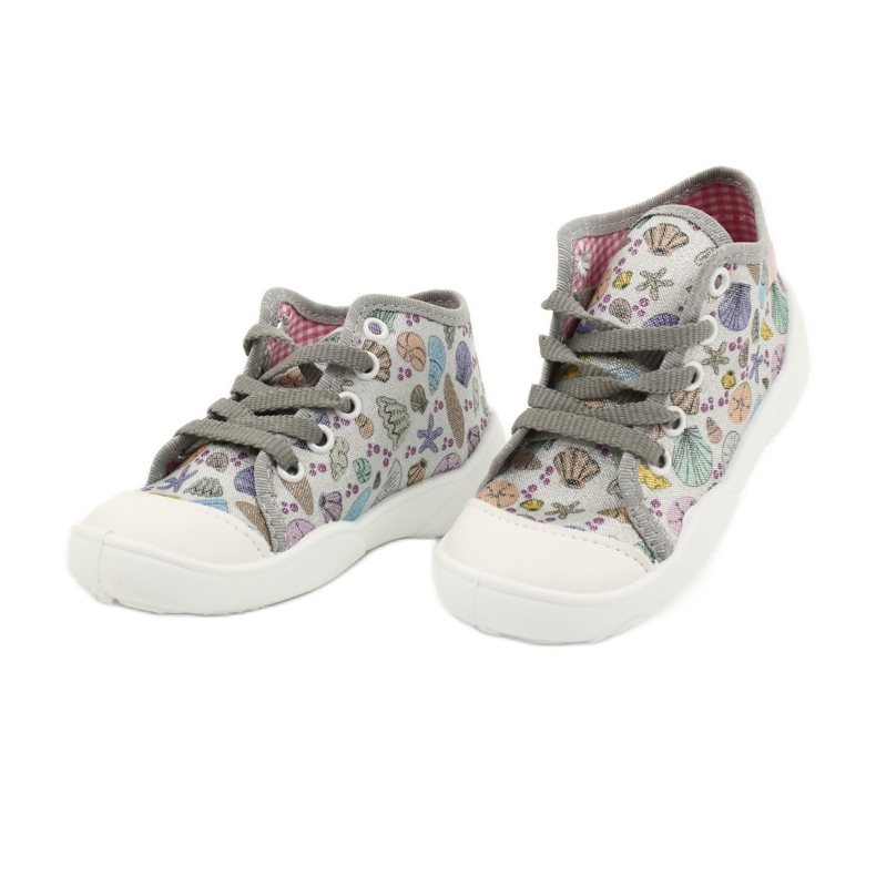 Scarpe per bambini Befado 218P061 d'argento grigio multicolore 3