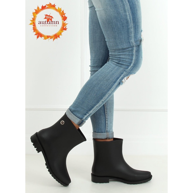 Nero DC11 Galosce da donna nere opache 1