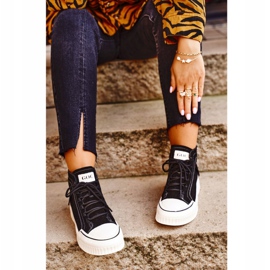 Scarpe Sportive in Pelle da Donna GOE Nere GG2N3062 nero 2