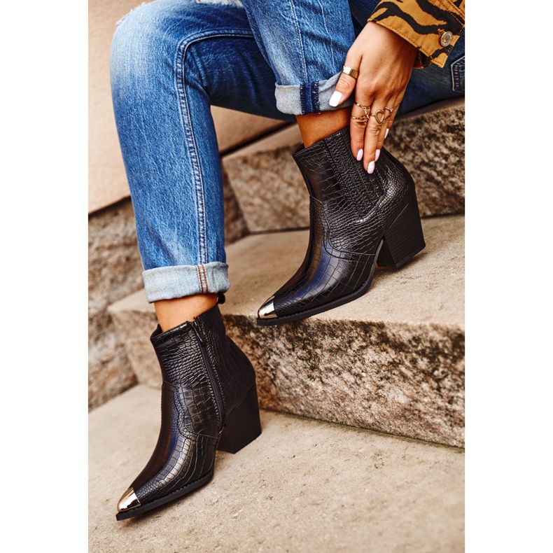 Stivali Donna Con Tacco Nero Cowboys Atticus 1