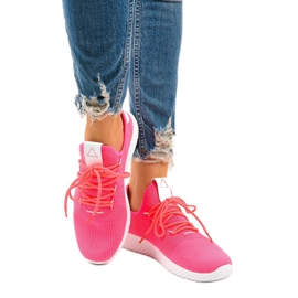 Scarpe sportive rosa F04-4 1