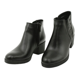 Gregors Stivali di pelle corta femminile 881 Nero 2