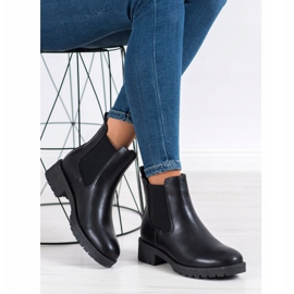 Bella Paris Stivaletti Chelsea in ecopelle nero 1