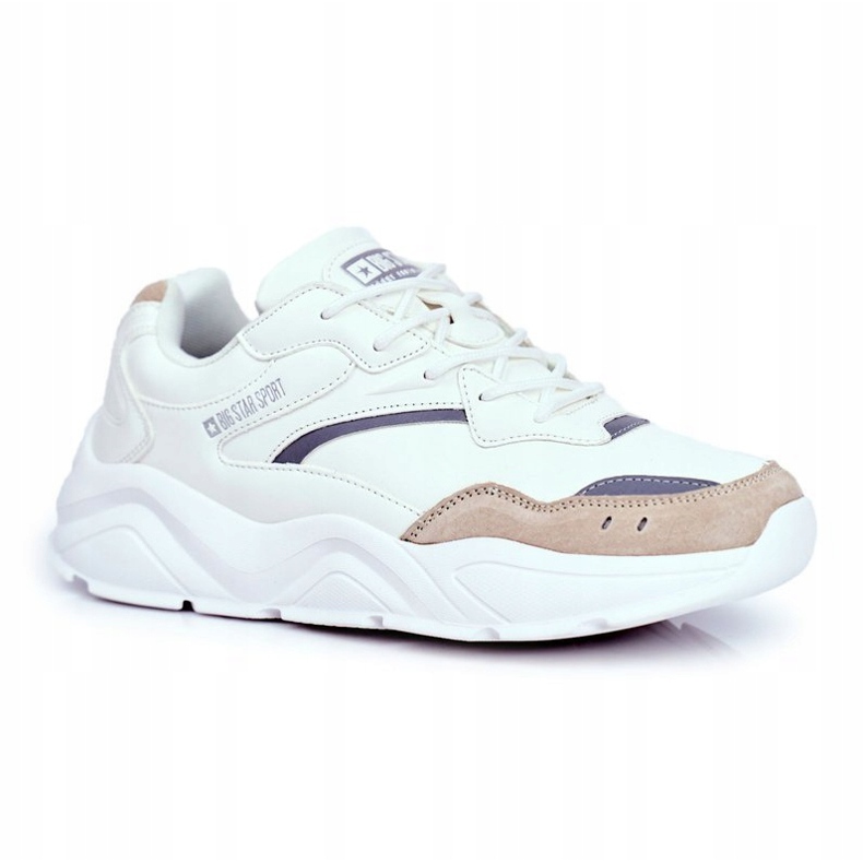 Scarpe Sportive Uomo Big Star Bianche GG174573 bianco 1