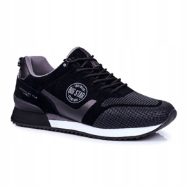 Sneakers Sportive Uomo Big Star Nere GG174548 nero grigio 1