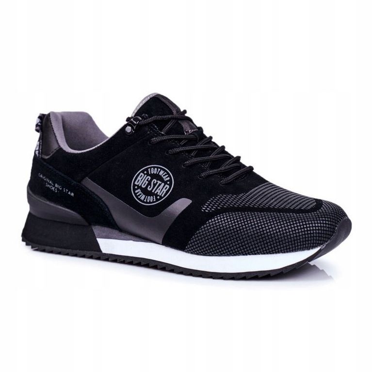 Sneakers Sportive Uomo Big Star Nere GG174548 nero grigio 1