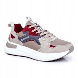 Scarpe Sportive Uomo Big Star Grigie-Chiaretto GG174463 beige rosso grigio 1