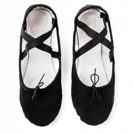 Ballerine Meteor in cotone e pelle 54.000 nero 1