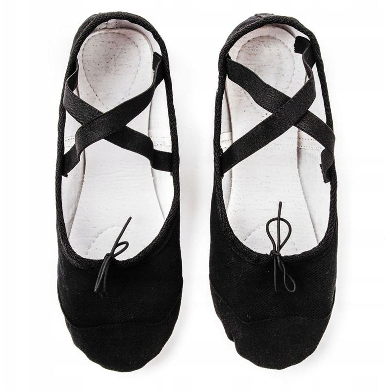 Ballerine Meteor in cotone e pelle 54.000 nero 1