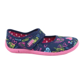 Scarpe per bambini Befado 945Y431 blu navy rosa multicolore 1