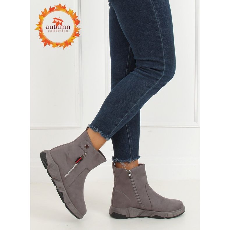 Stivali sportivi grigi KFS-506 Grey grigio 1