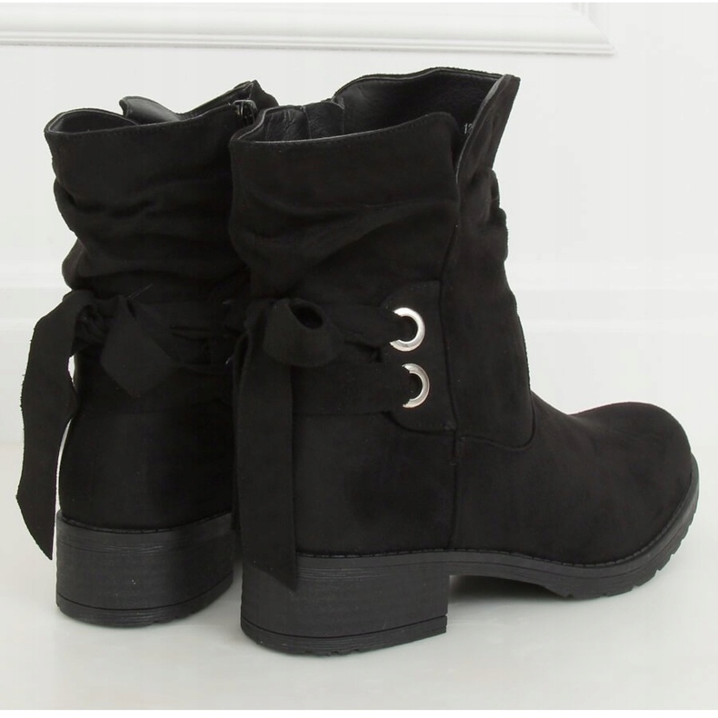 Stivali neri da donna neri 1212-PA Black nero 1