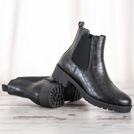 Bella Paris Stivaletti Chelsea slip-on nero 1