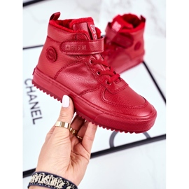 Scarpe da bambino Sneakers Big Star Warm Red GG374042 rosso 1