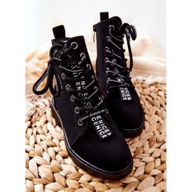 Vinceza Stivali da bambino Workers Black Mini Aspen nero 1