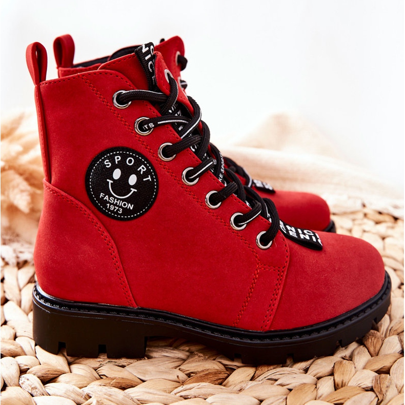 Vinceza Stivali da bambino Workery Red Mini Aspen rosso 2