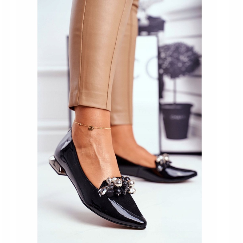 Ballerine da donna Laura Messi Pelle Nere 2157 nero 1