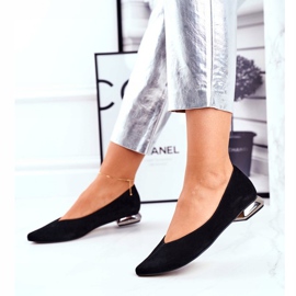 Ballerine da donna Laura Messi Pelle Nere 2149 nero 2