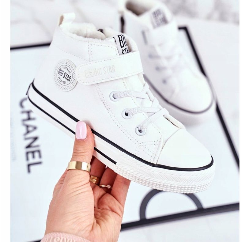 Sneakers per bambini Big Star Warm White GG374033 bianca 1