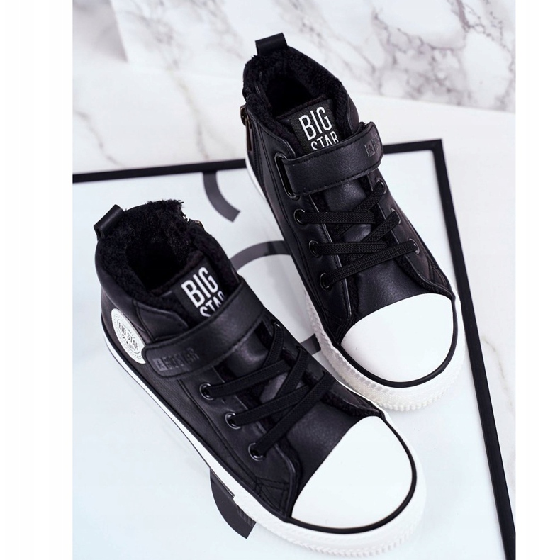 Sneakers per bambini Big Star Warm Black GG374035 nero 1